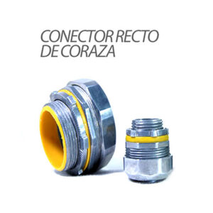 Conector Recto de Coraza